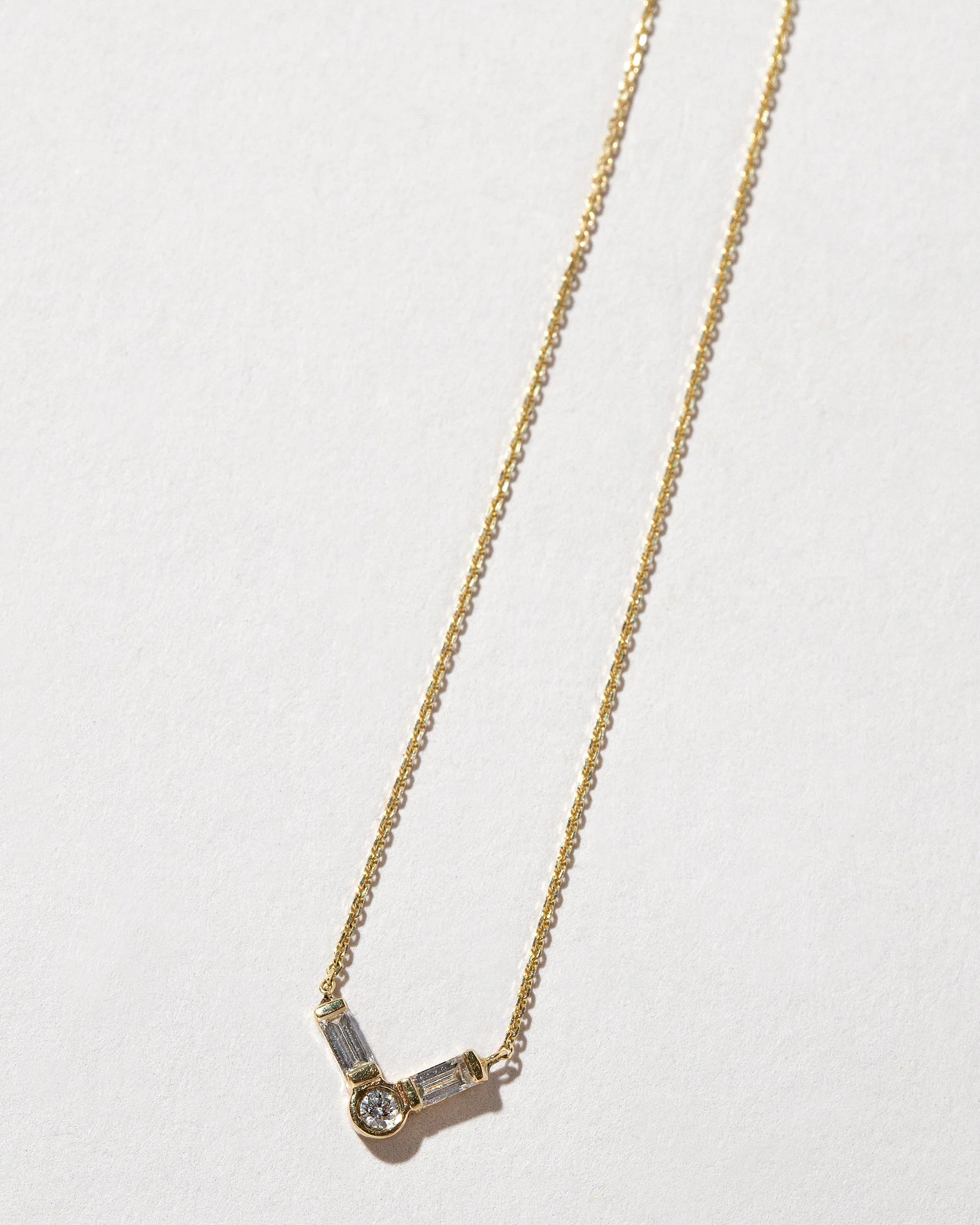 Baguette Bar Necklace - Image 2