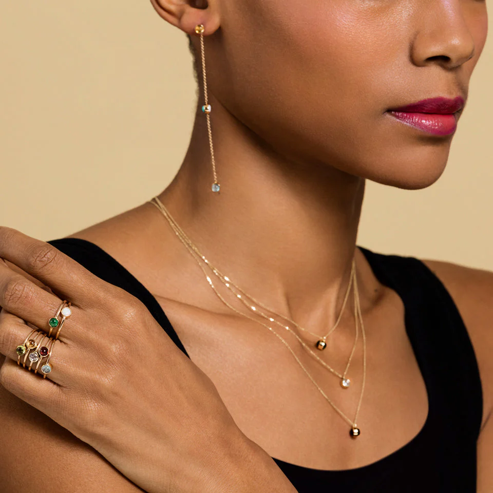 Birthstone Earring Single - One-Drop - Image 8