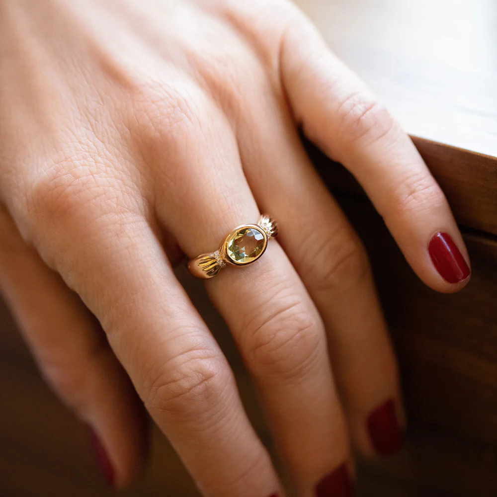 Contort Ring - Sapphire - Image 5