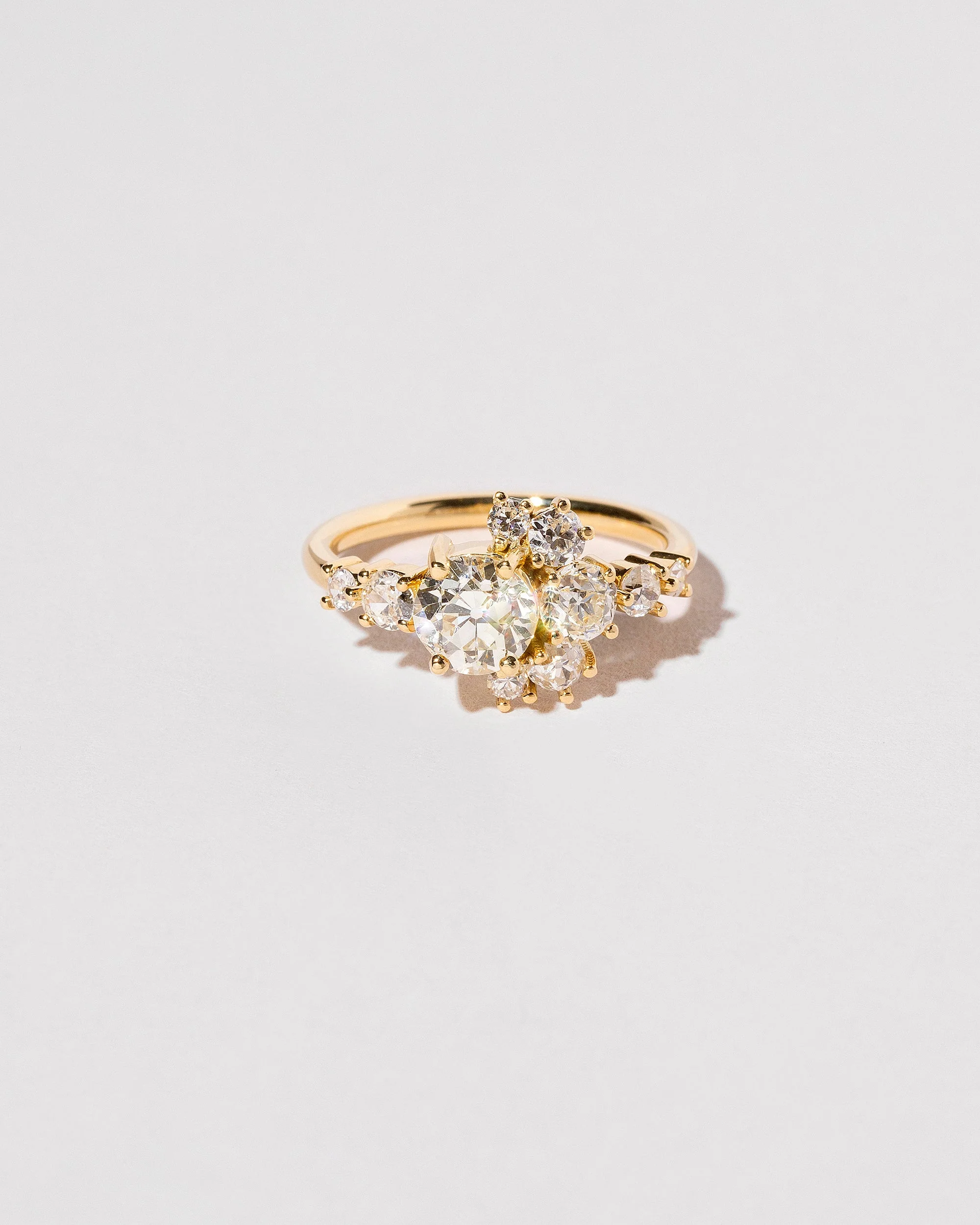 Petite Crescent Ring - White Diamond - Image 5