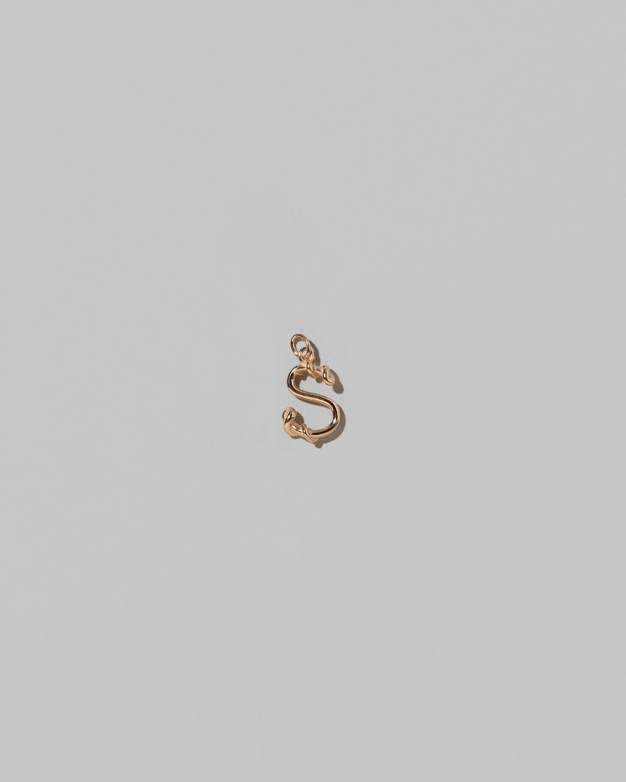 Mini Solid Gold Letter Charm - Image 39