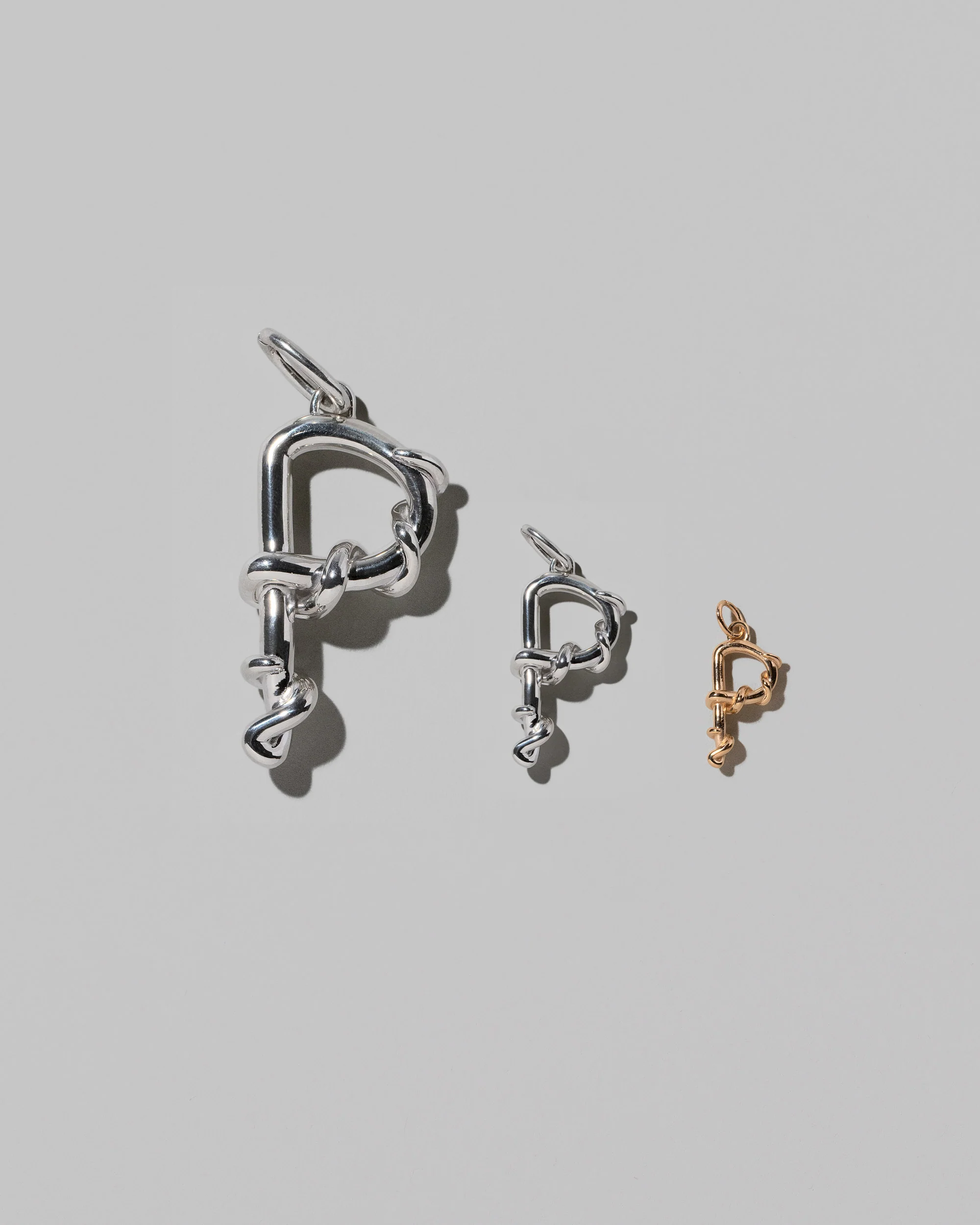 Large Sterling Silver Letter Charm - Image 38