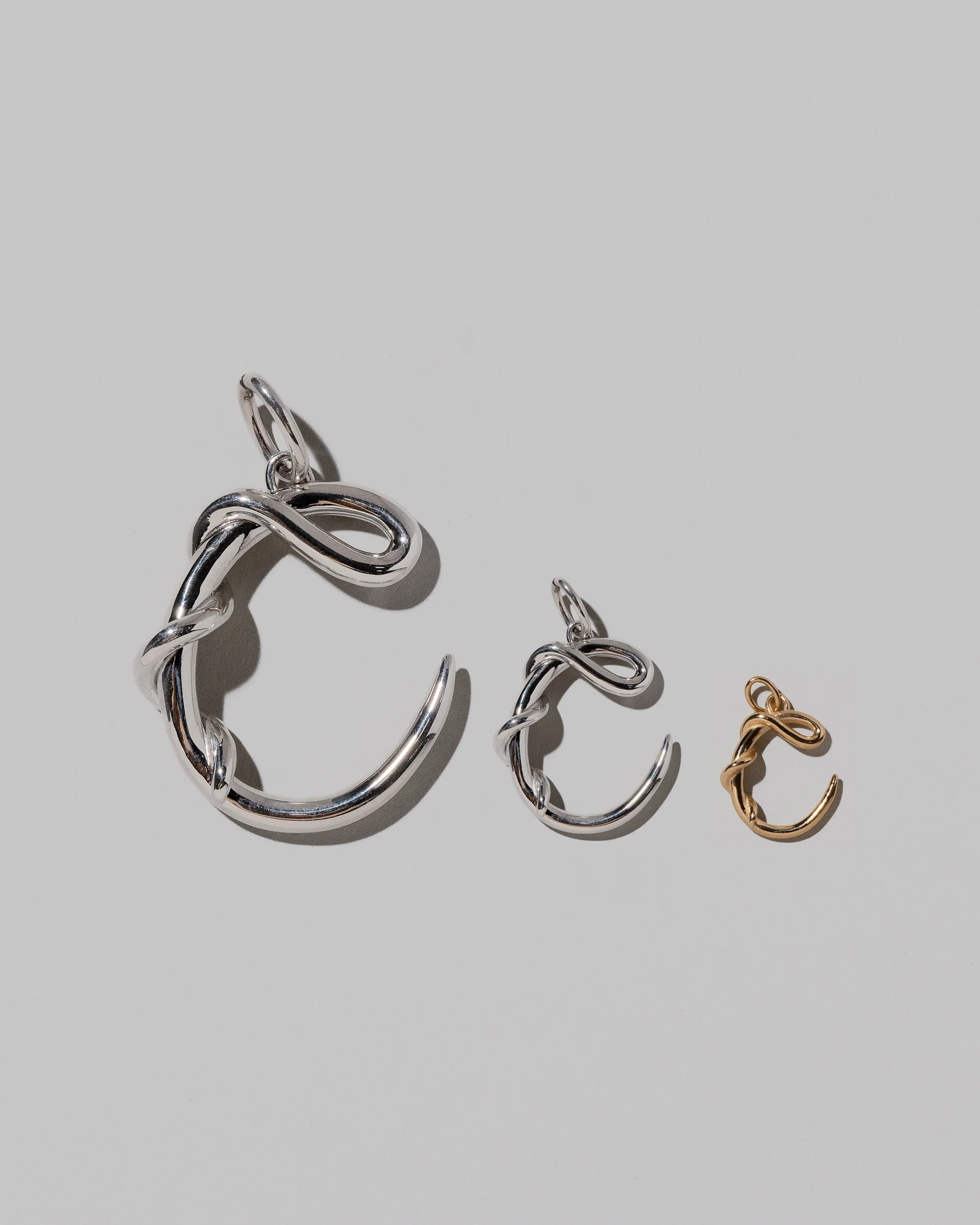 Large Sterling Silver Letter Charm - Image 8