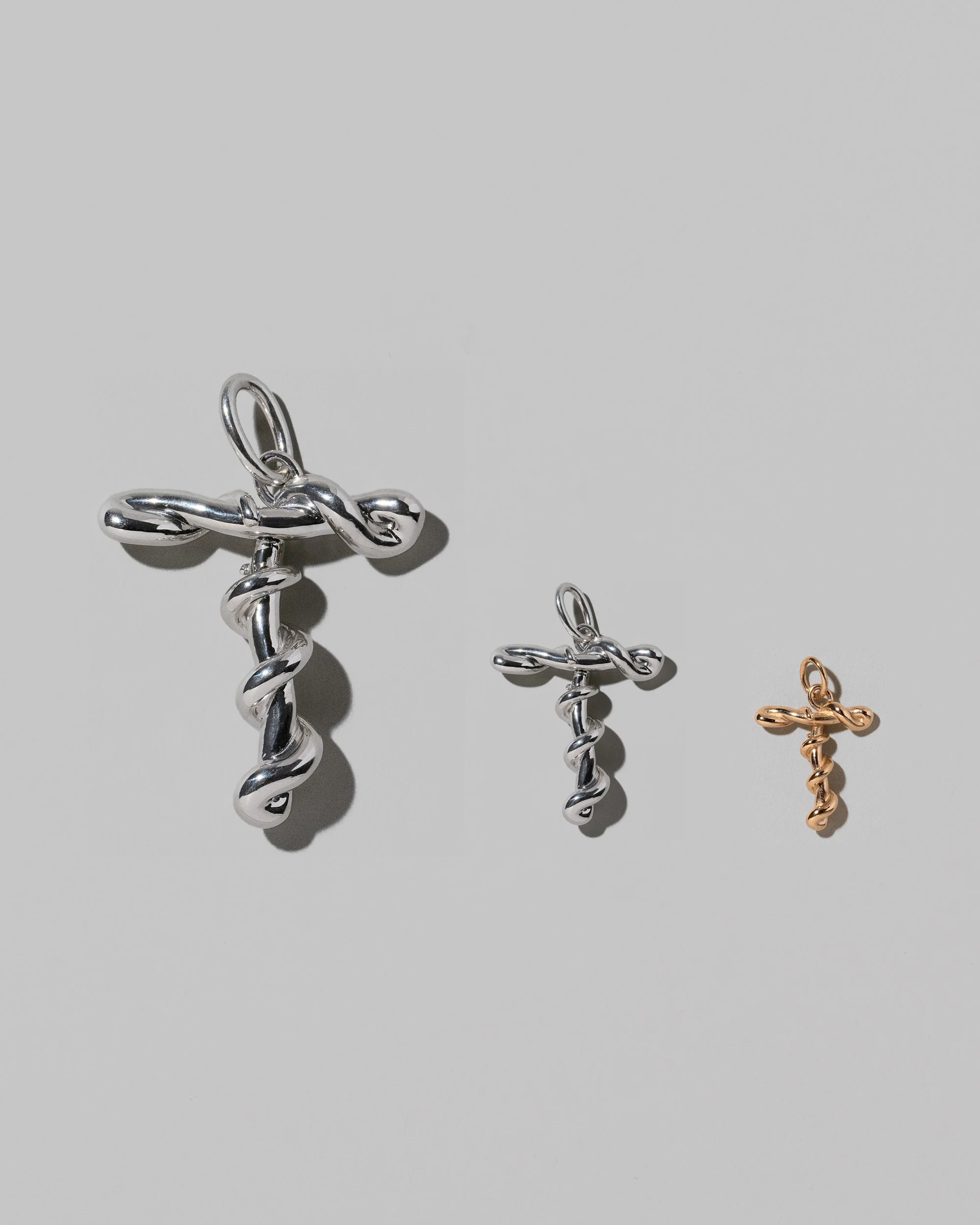 Medium Sterling Silver Letter Charm - Image 43