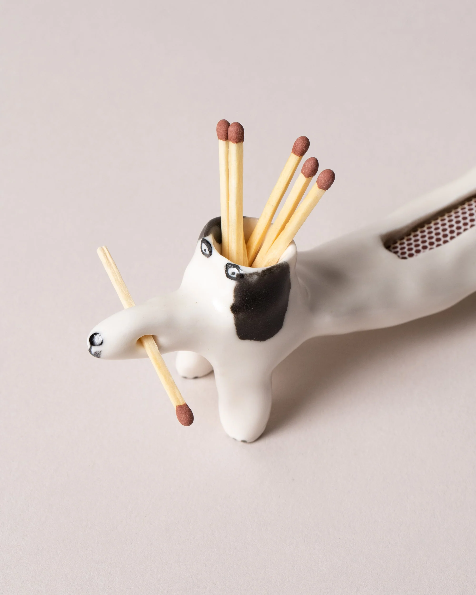 Black Ears Matchstick Dog - Image 3