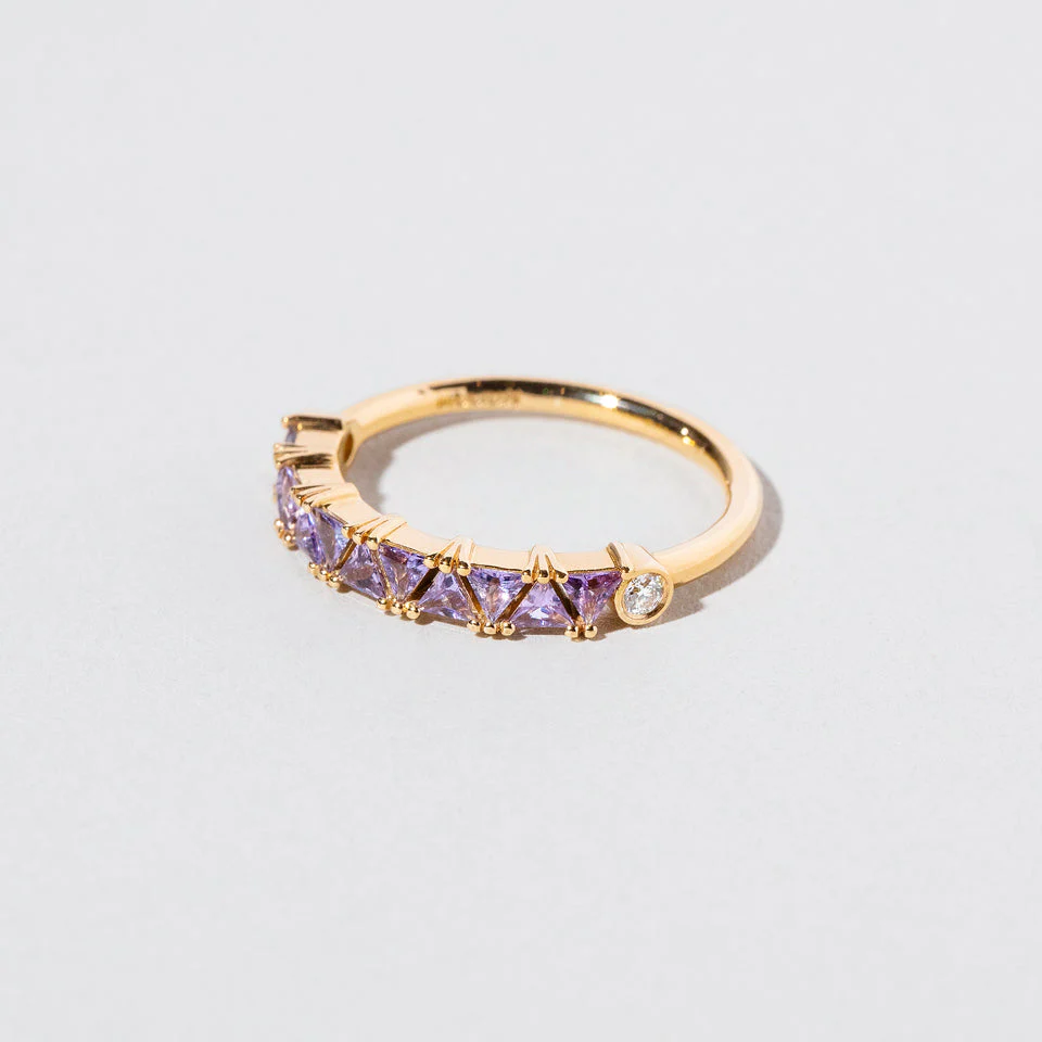 Eleven Trillion Ring - Lavender Sapphire - Image 5