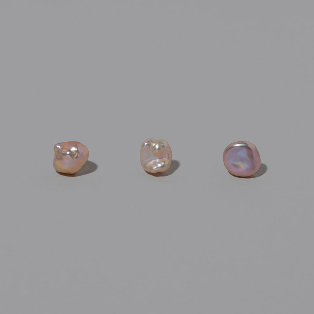 Lagniappe Pearl Stud Earring Single - Blush - Image 3