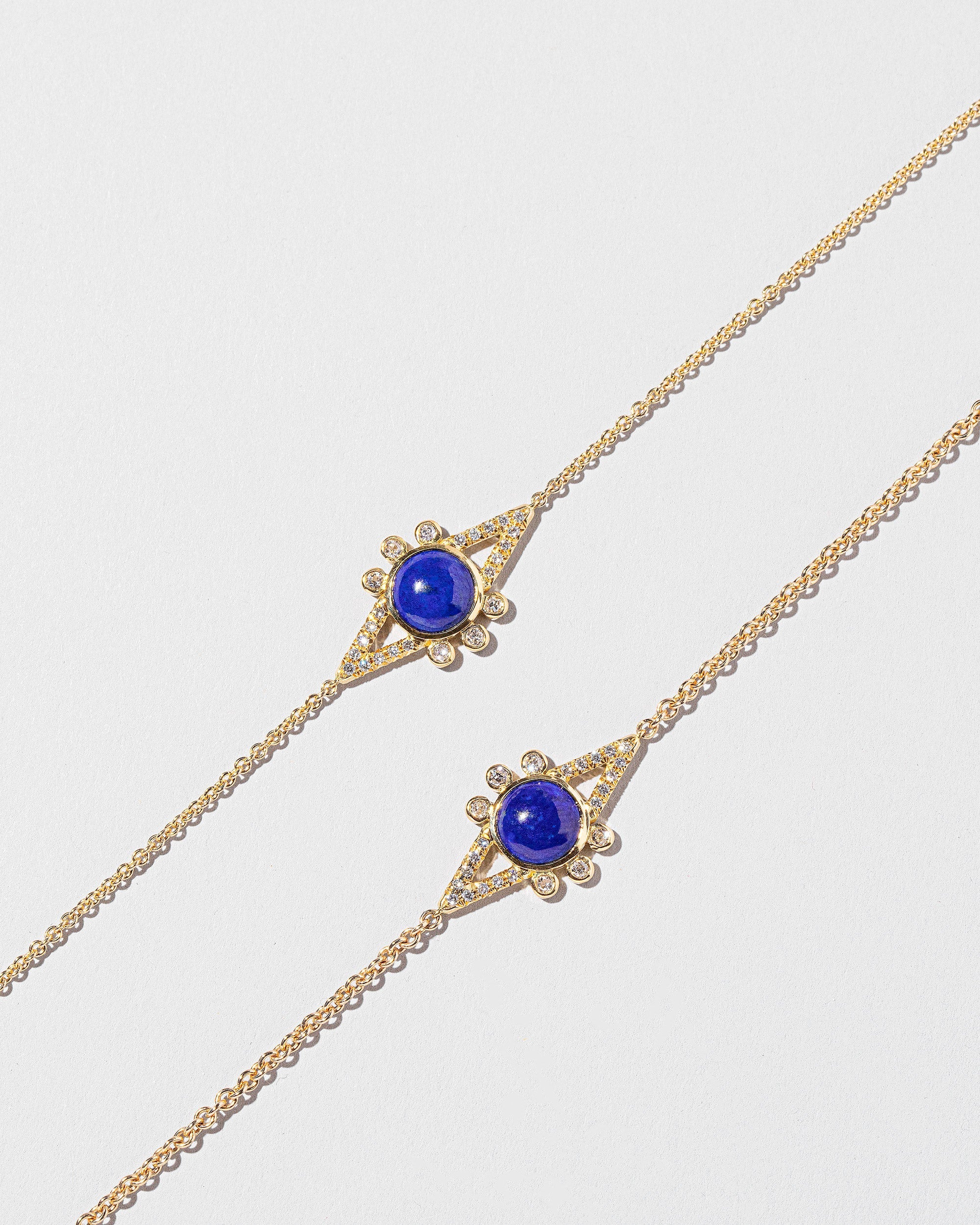 Lapis & Diamond Eye Bracelet - Image 2