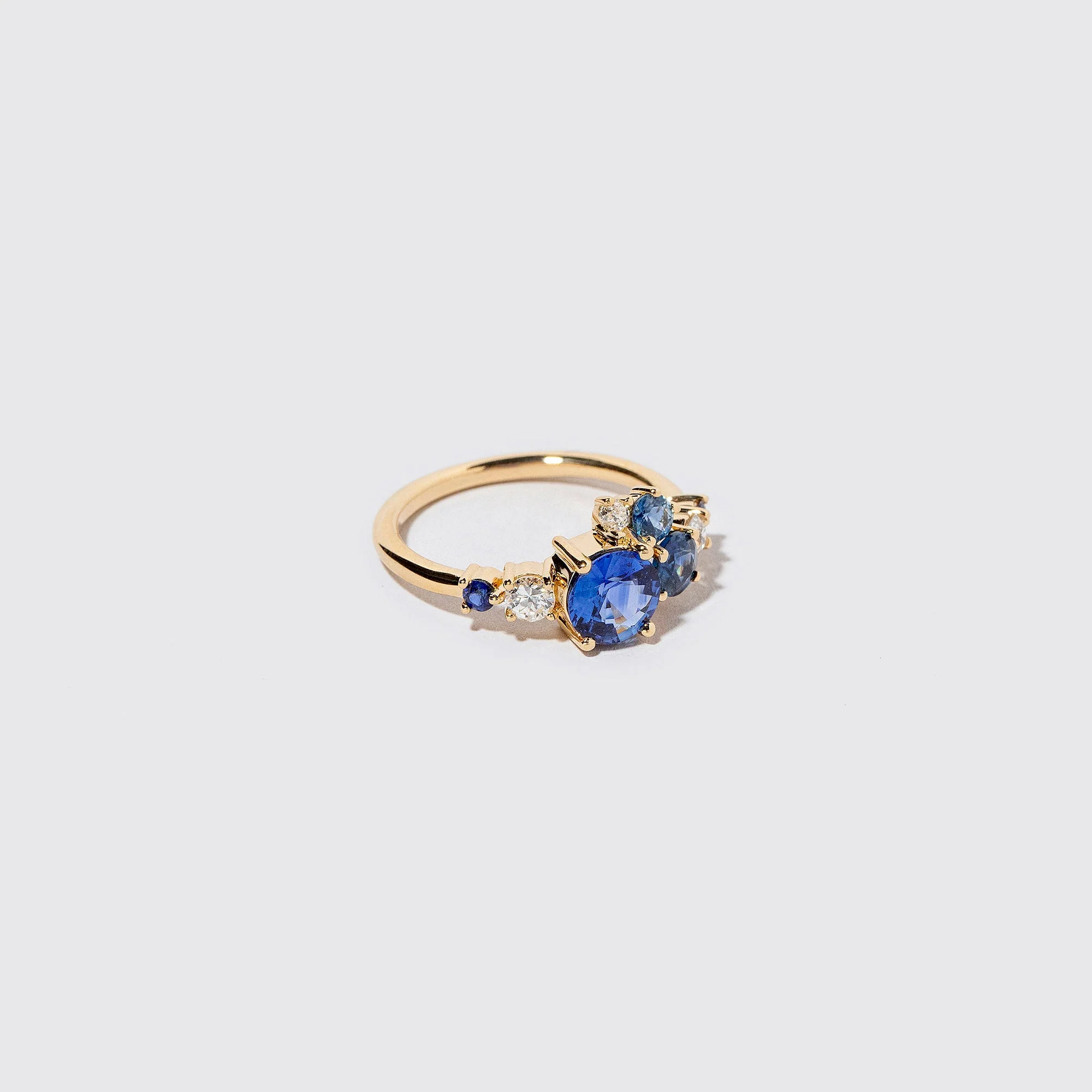 Luna Ring - Blue Sapphire - Image 3