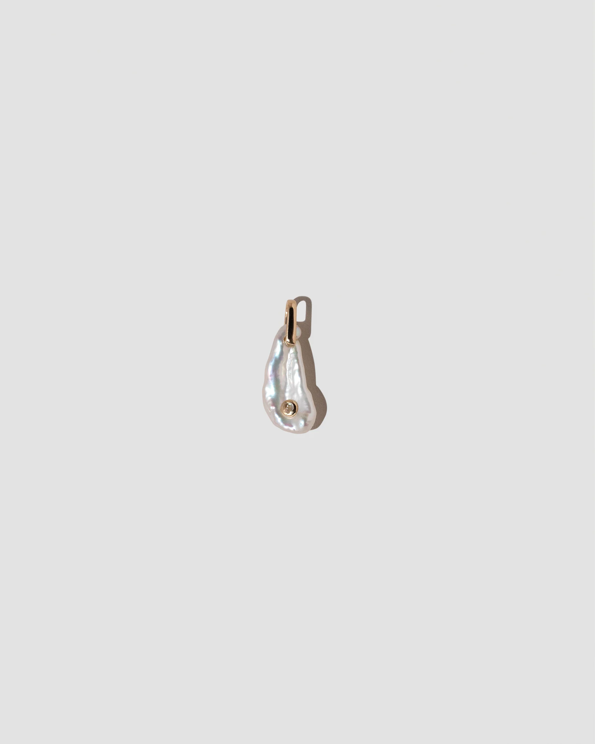 June Birthstone Pearl Pendant With Moonstone