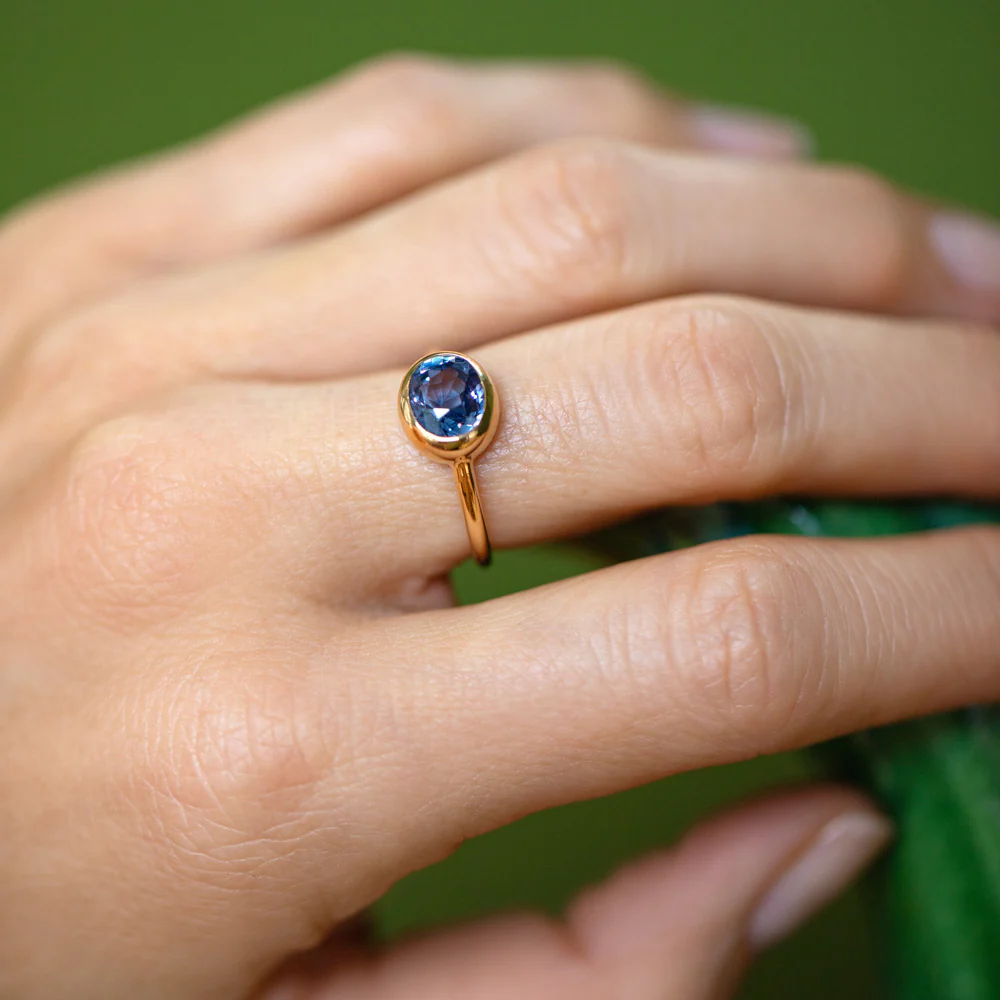 Geyser Blue Sapphire Ring 002 - Image 5