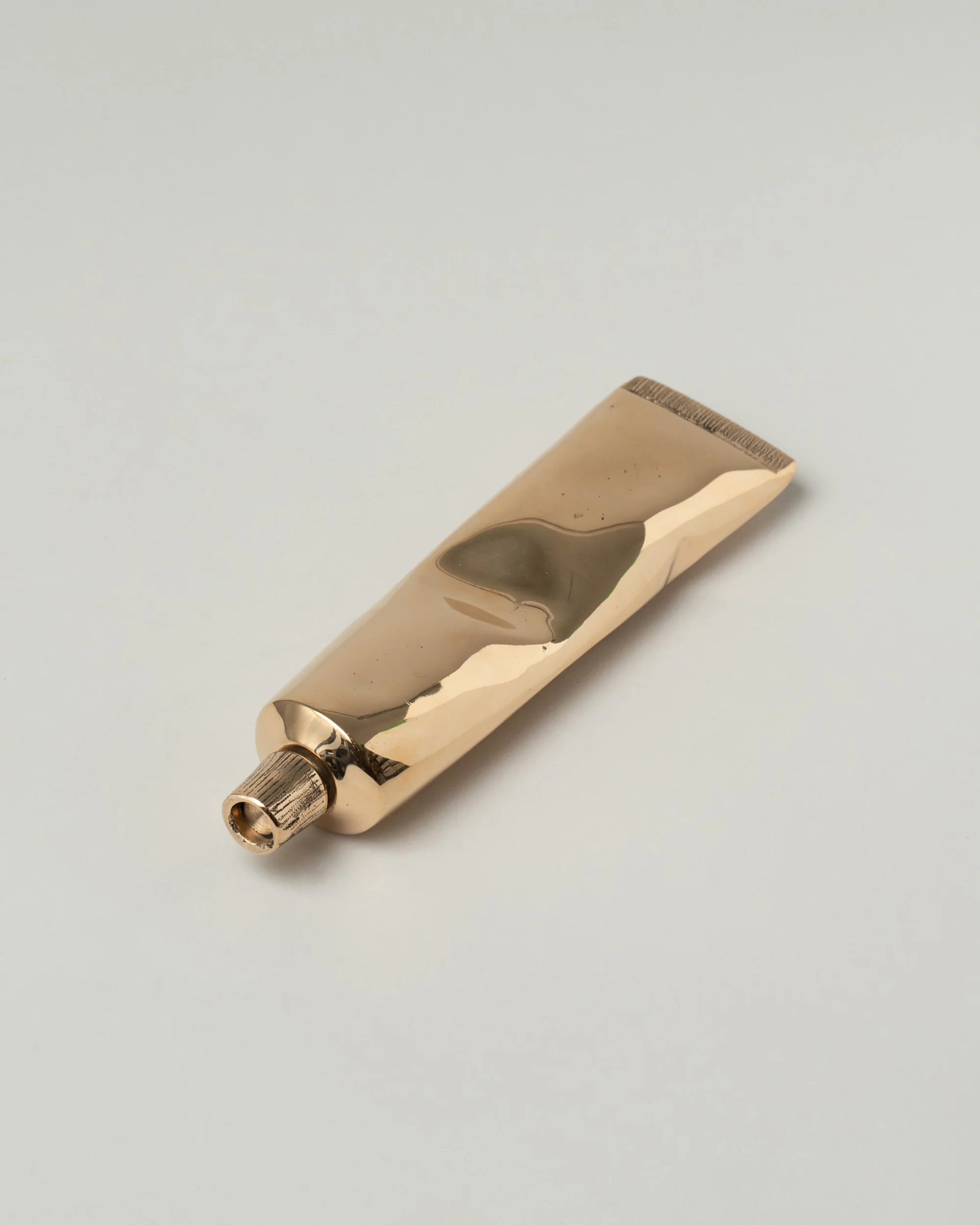 Cast Bronze Toothpaste Tube