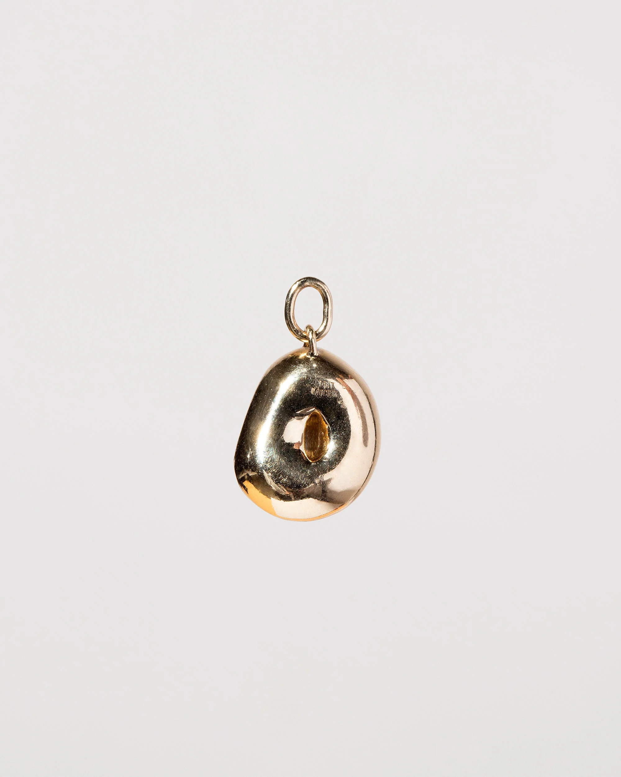 Plain Bagel Charm with Diamond Cream Cheese - Image 2
