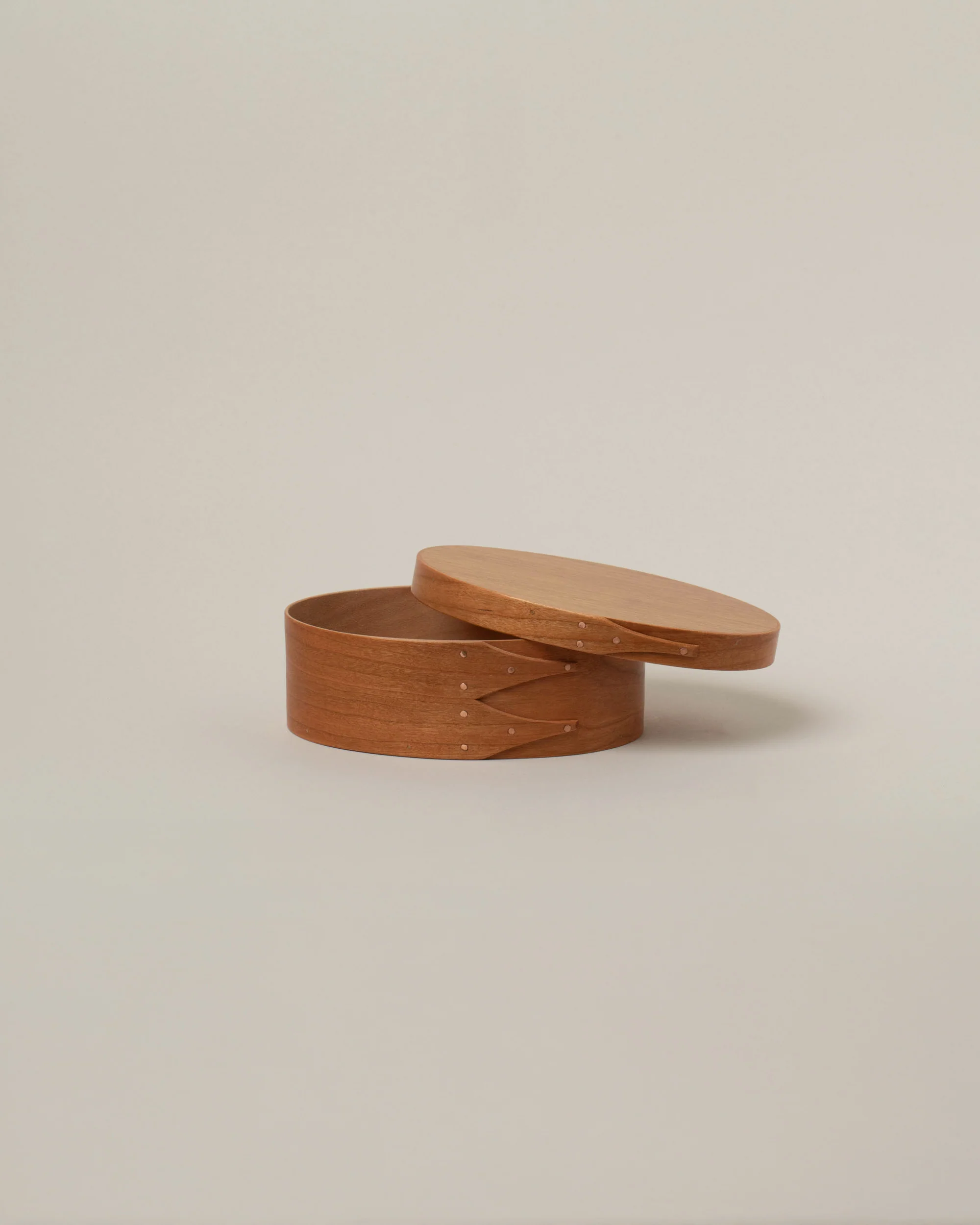 Cherry Wood Oval Box - Image 3