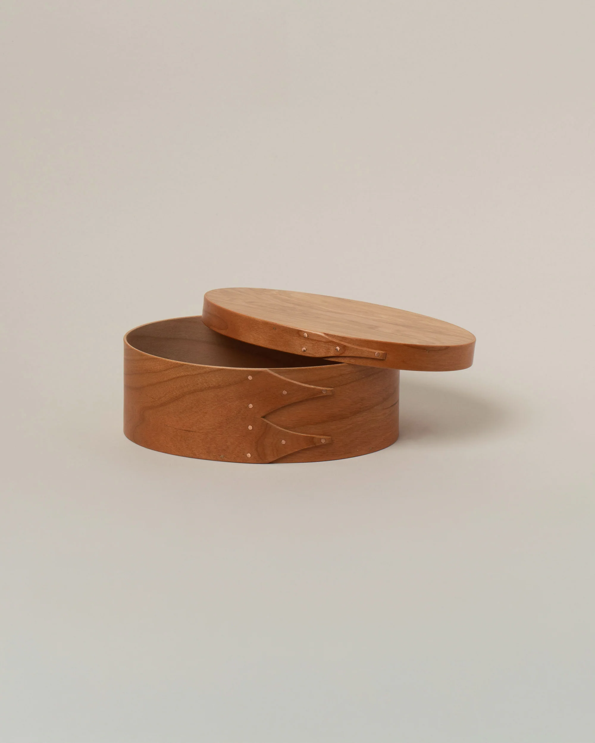 Cherry Wood Oval Box - Image 6