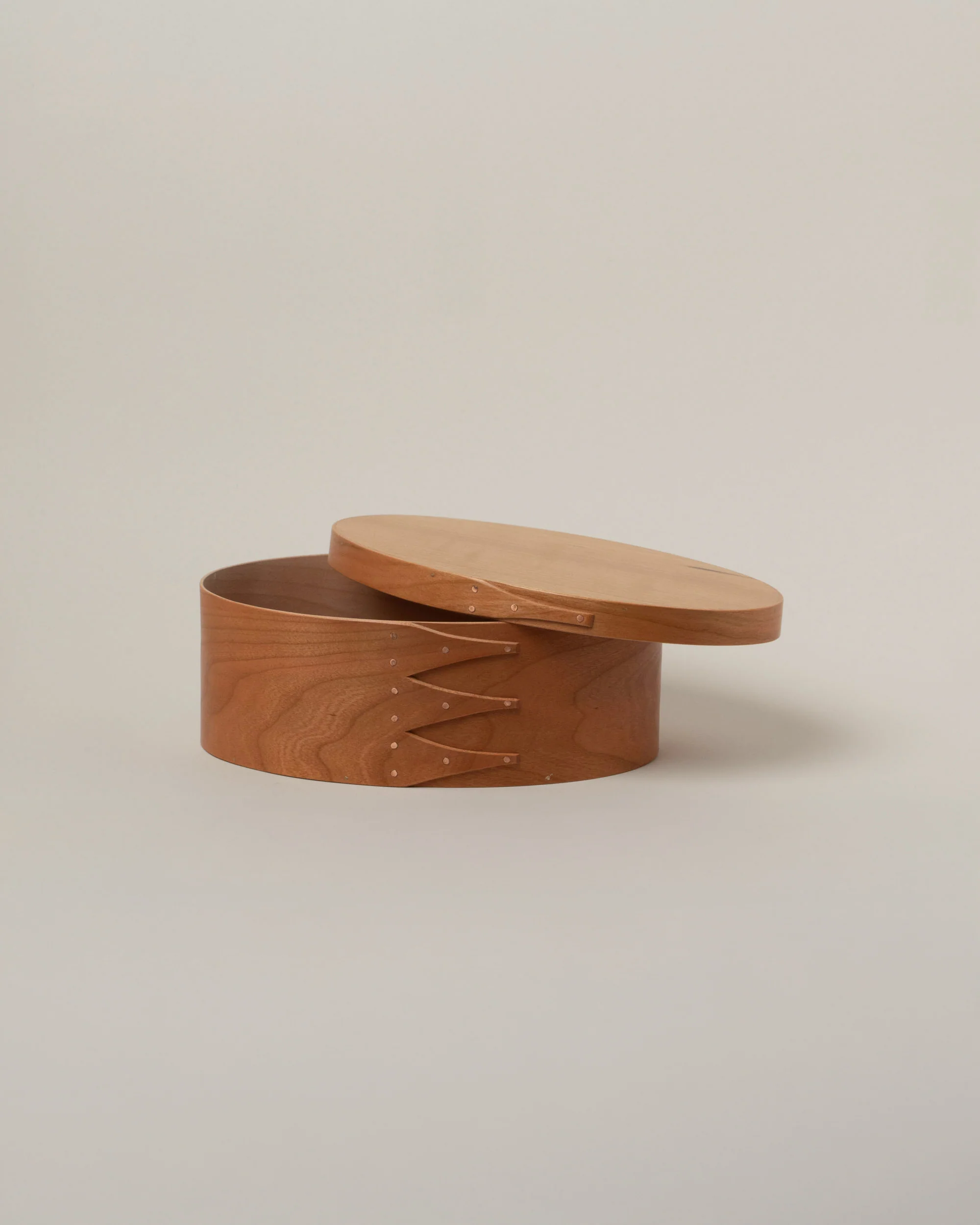 Cherry Wood Oval Box - Image 8