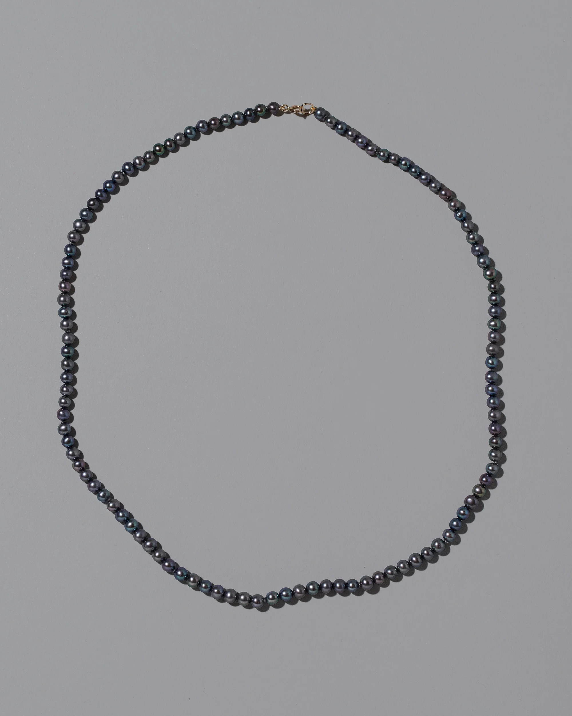 Peacock Round Seed Pearl Necklace