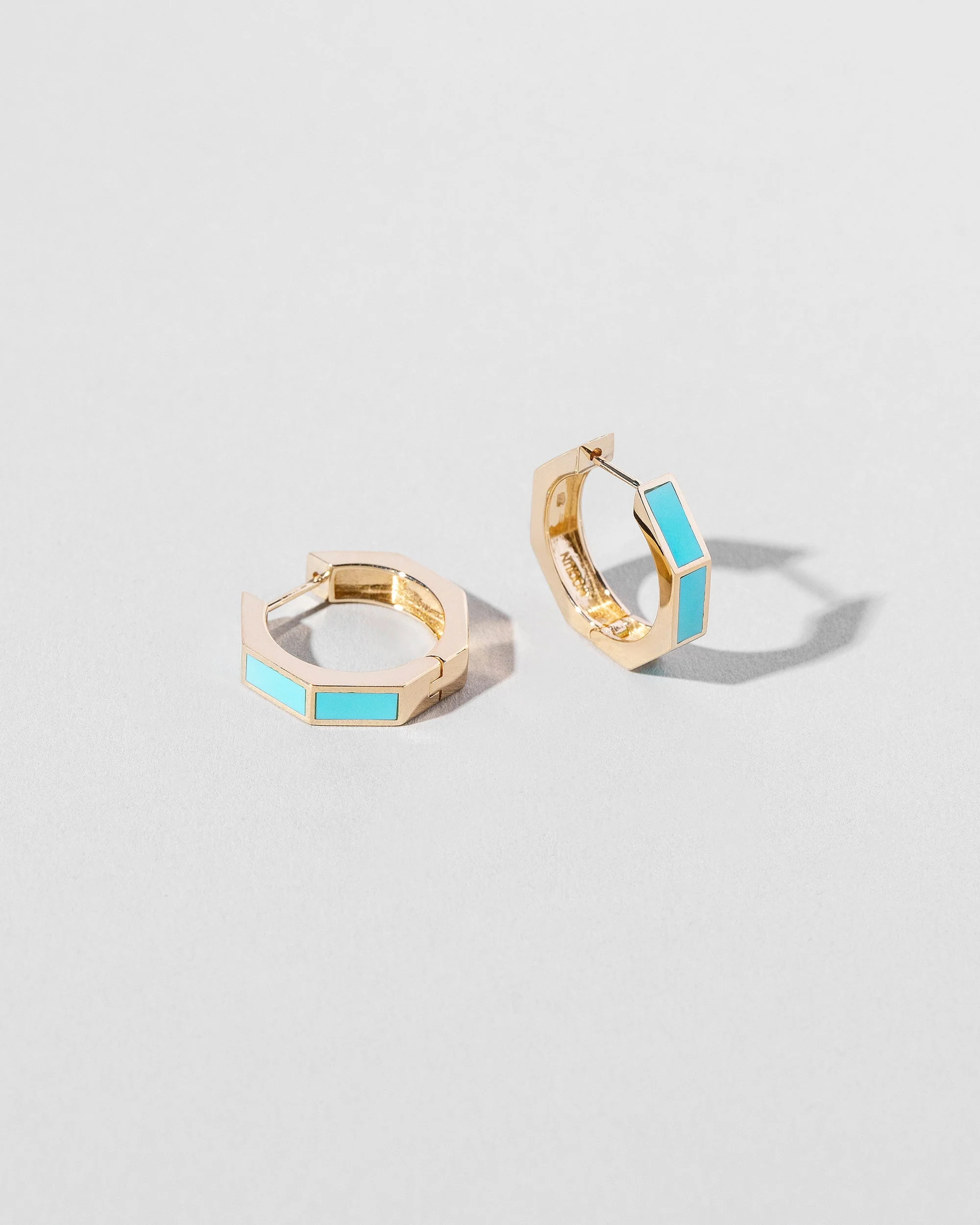 Segmented Hoop Earrings - Image 2