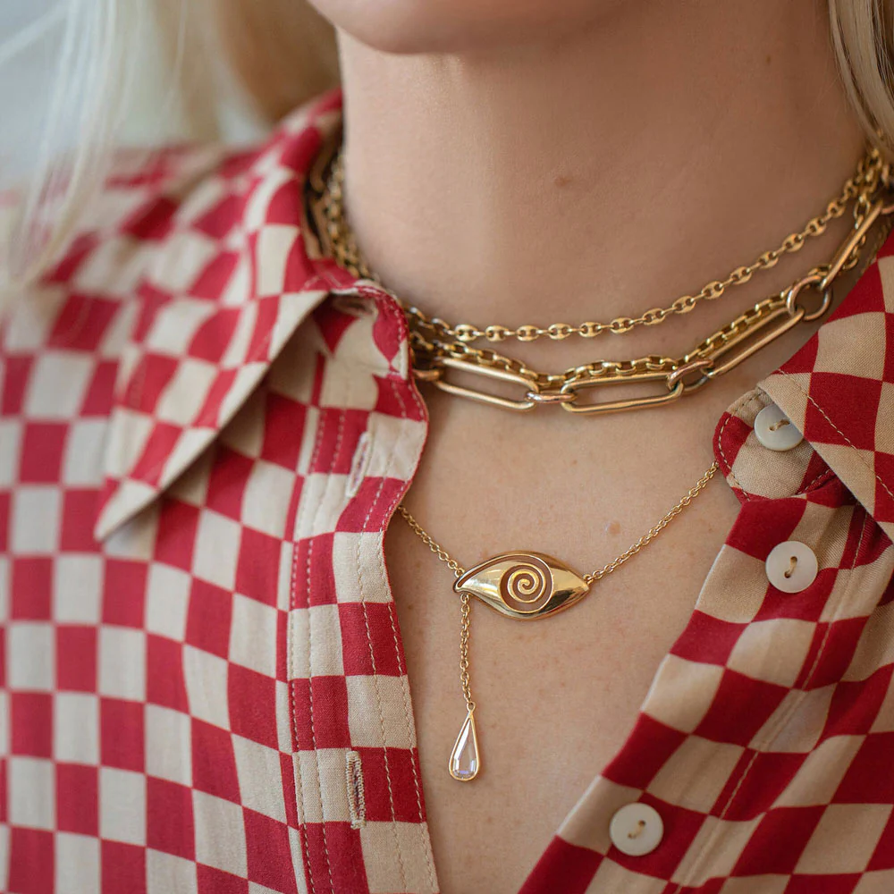 Short Loop Chain Necklace - Image 6