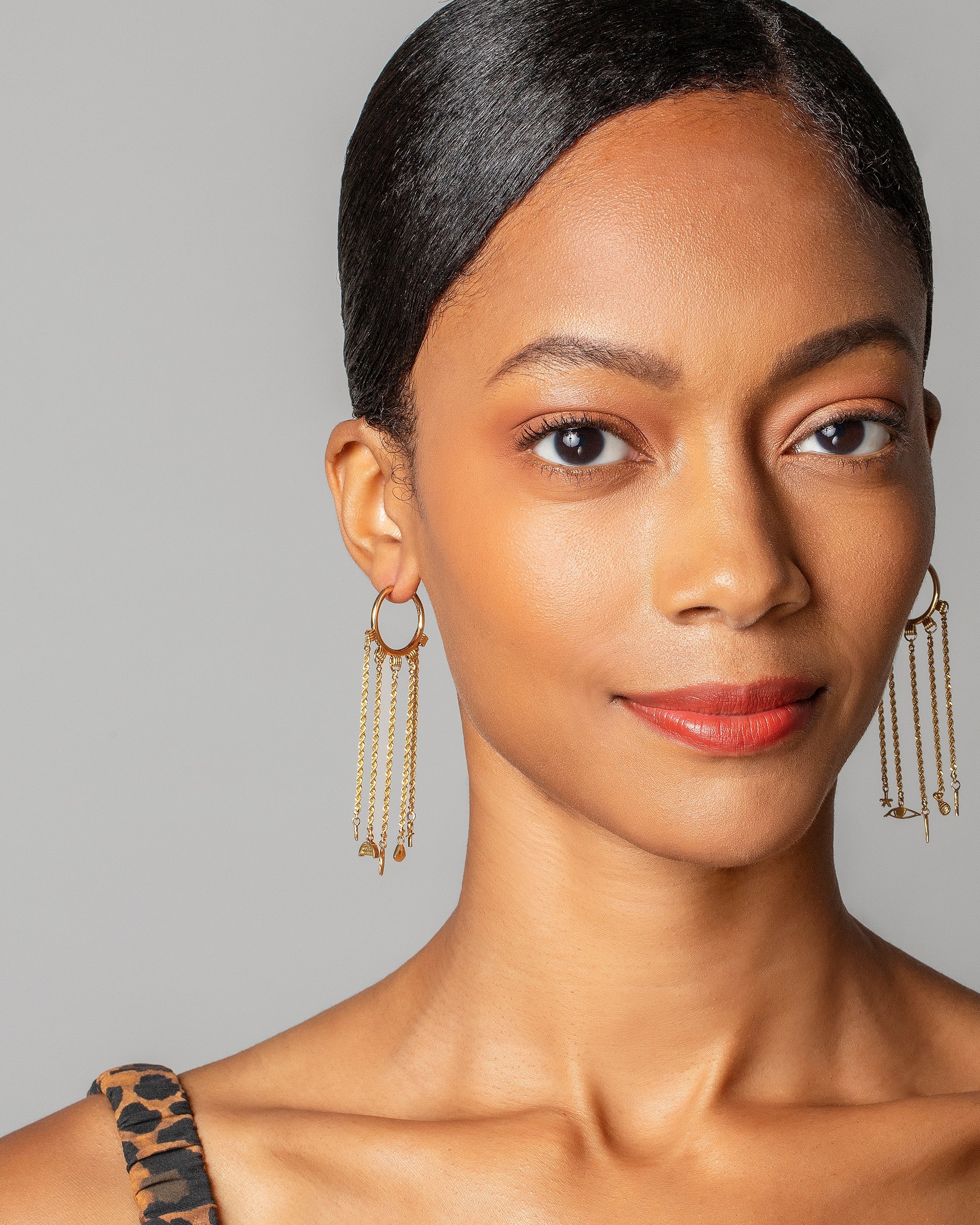Talisman Hoop Earrings - Image 2