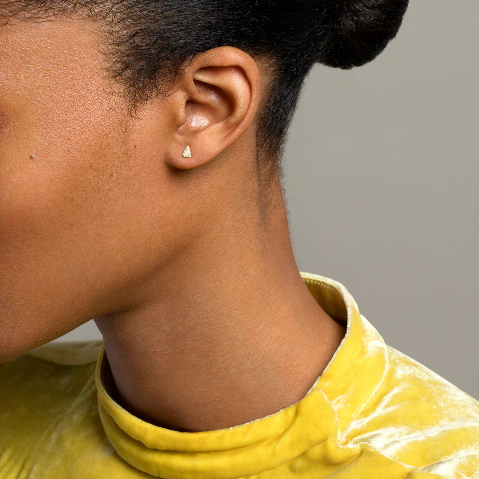 Triangle Stud Earring Single - Image 9