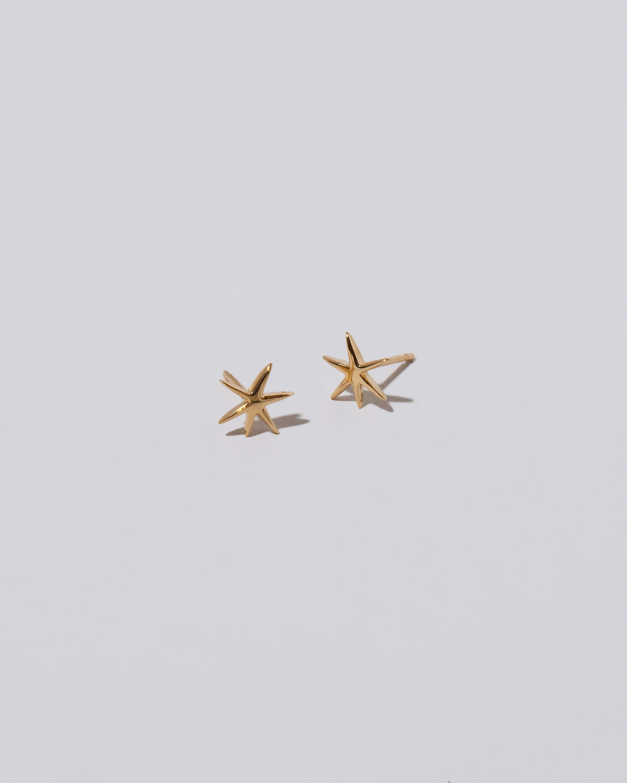 Small Verve Six Point Star Stud Earrings - Image 3