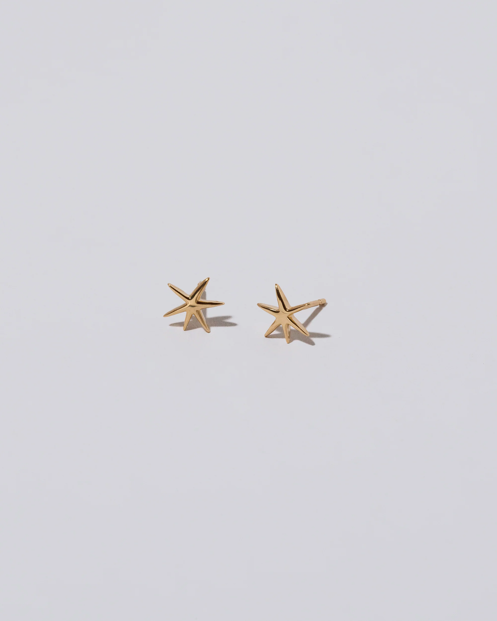 Small Verve Six Point Star Stud Earrings - Image 4